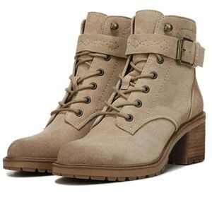 ZODIAC Women's Gemma Lace-up Heeled Combat Booties